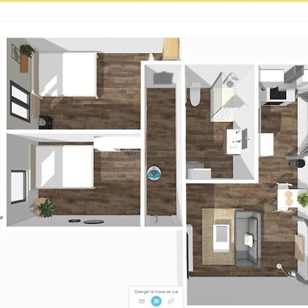# Le 3 # Joli Appartement T3 Mulhouse Centre, Neuf, Calme Et Tout Equipe المظهر الخارجي الصورة