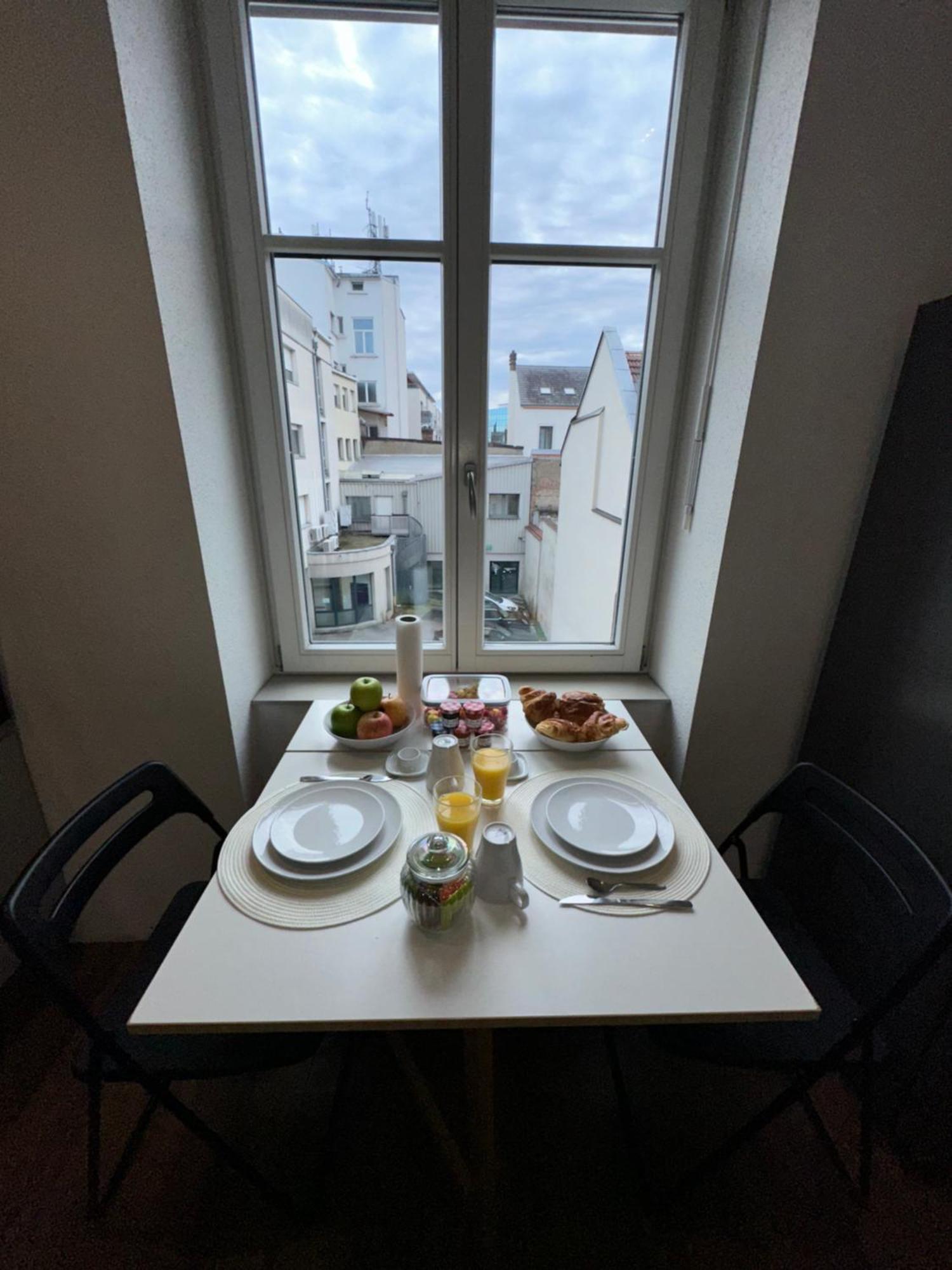 # Le 3 # Joli Appartement T3 Mulhouse Centre, Neuf, Calme Et Tout Equipe المظهر الخارجي الصورة
