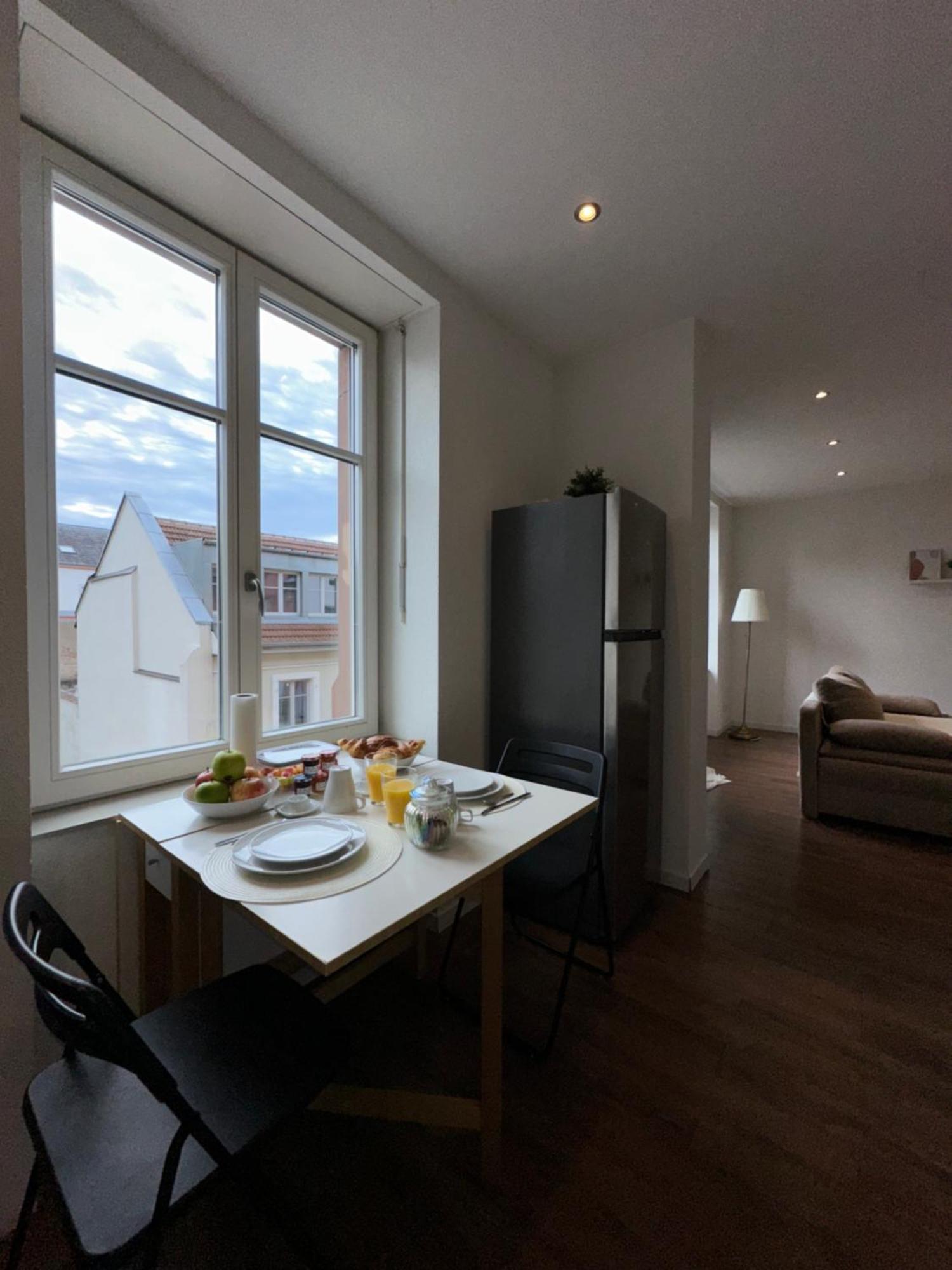 # Le 3 # Joli Appartement T3 Mulhouse Centre, Neuf, Calme Et Tout Equipe المظهر الخارجي الصورة